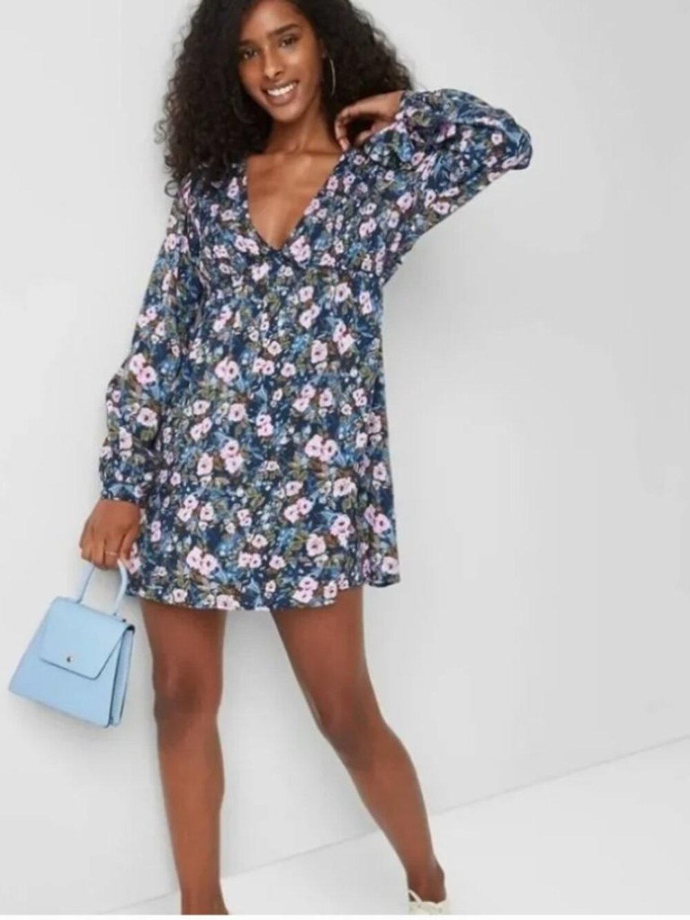 Wild Fable NWT Floral Smocked Mini Dress XS